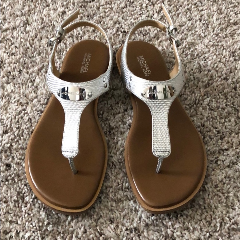 Michael Kors | Silver Strappy Sandals